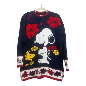VTG‎ NWT Deadstock Snoopy and Friends Woodstock Acrylic Sweater SZ XL